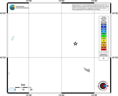 Mappa MCS - territori località