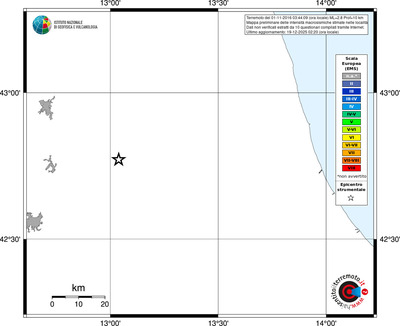 Mappa EMS - territori località