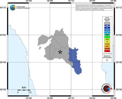 Mappa MCS - territori comuni
