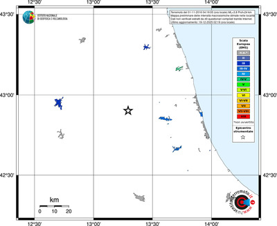 Mappa EMS - territori località
