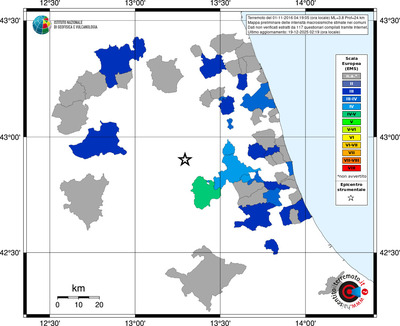 Mappa EMS - territori comuni
