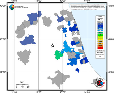 Mappa MCS - territori comuni