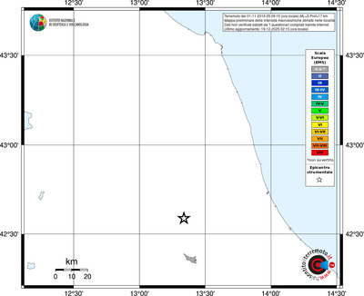 Mappa EMS - territori località