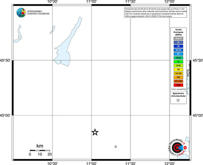 Mappa EMS - territori località