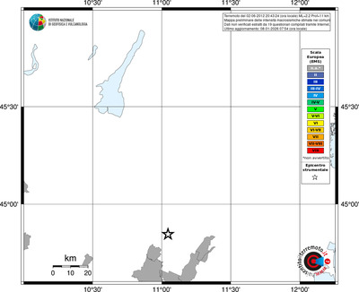 Mappa EMS - territori comuni