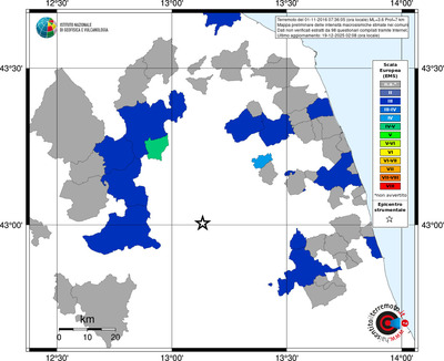 Mappa EMS - territori comuni
