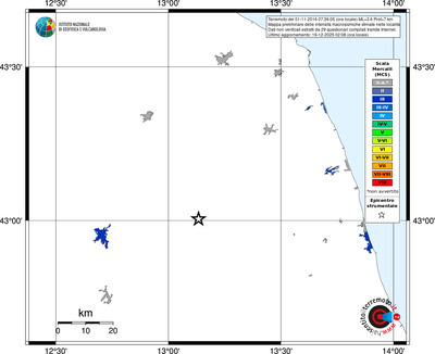 Mappa MCS - territori località