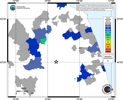 Mappa MCS - territori comuni