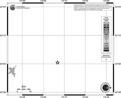 Mappa EMS - territori località