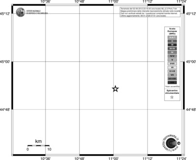 Mappa EMS - territori località