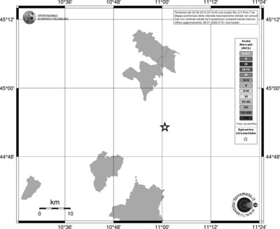 Mappa MCS - territori comuni