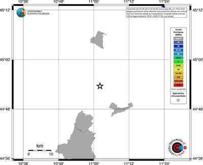 Mappa EMS - territori comuni