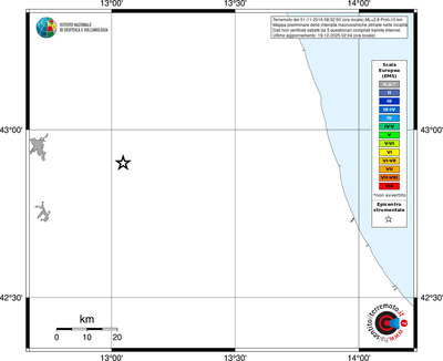 Mappa EMS - territori località