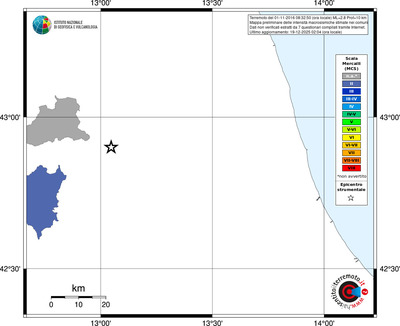 Mappa MCS - territori comuni