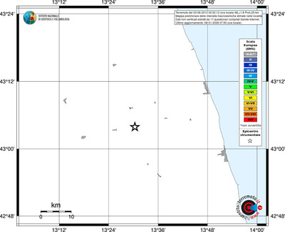 Mappa EMS - territori località