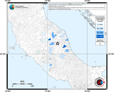 Mappa territorio comunale con almeno 3 questionari