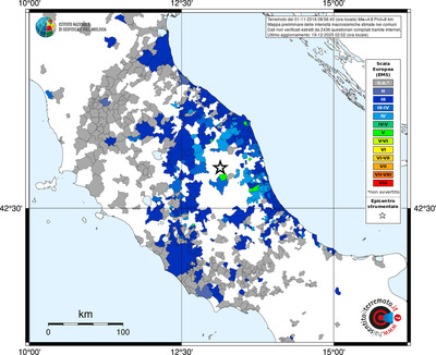 Mappa EMS - territori comuni