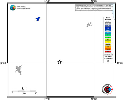 Mappa MCS - territori località
