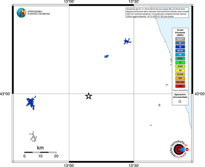 Mappa EMS - territori località
