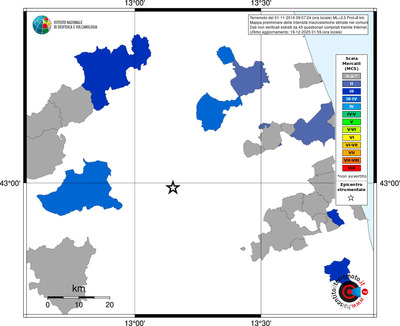 Mappa MCS - territori comuni