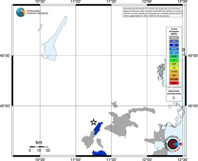 Mappa EMS - territori comuni