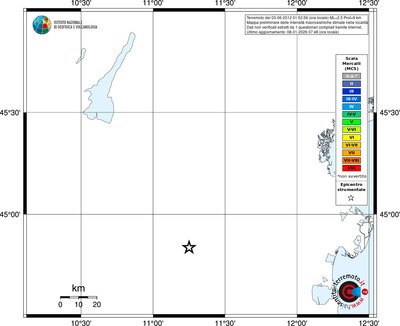 Mappa MCS - territori località