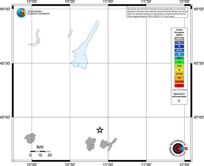 Mappa EMS - territori comuni