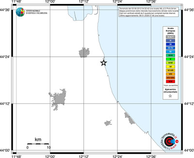 Mappa EMS - territori località