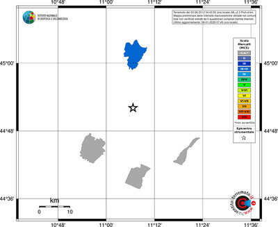 Mappa MCS - territori comuni