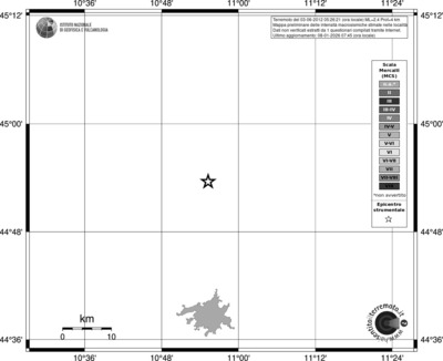 Mappa MCS - territori località