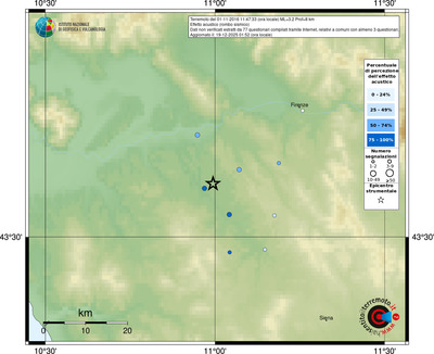 Mappa comuni con almeno 3 questionari
