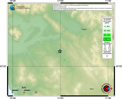 Mappa comuni con almeno 3 questionari