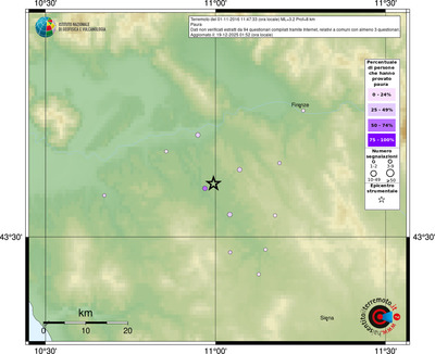Mappa comuni con almeno 3 questionari