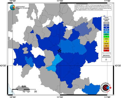 Mappa EMS - territori comuni