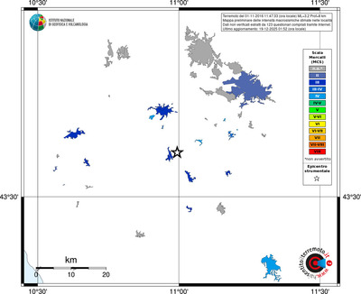 Mappa MCS - territori località