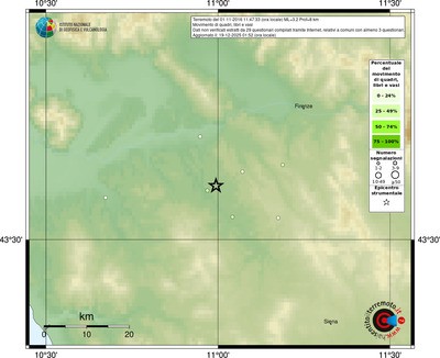 Mappa comuni con almeno 3 questionari