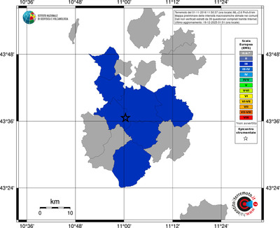 Mappa EMS - territori comuni
