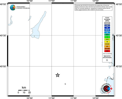 Mappa EMS - territori località