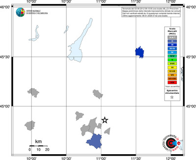 Mappa MCS - territori comuni