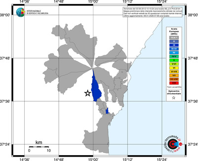Mappa EMS - territori comuni