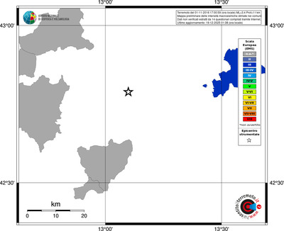 Mappa EMS - territori comuni