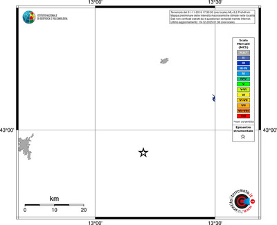 Mappa MCS - territori località