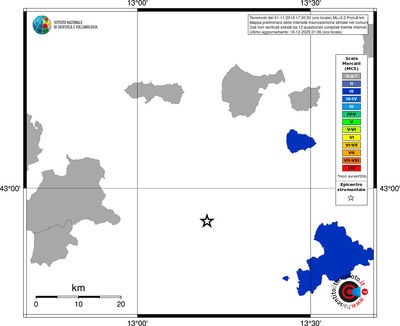 Mappa MCS - territori comuni