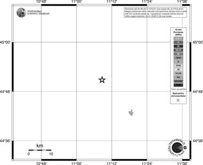 Mappa EMS - territori località