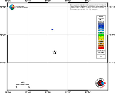 Mappa MCS - territori località
