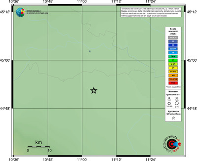 Mappa MCS - località