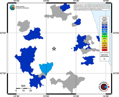 Mappa EMS - territori comuni