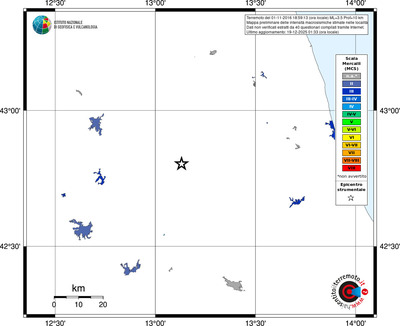 Mappa MCS - territori località