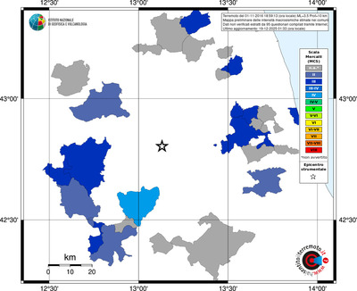 Mappa MCS - territori comuni