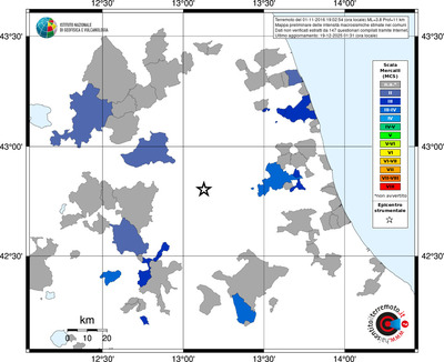 Mappa MCS - territori comuni